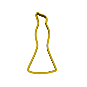 Slim Fit Wedding Dress Cookie Cutter