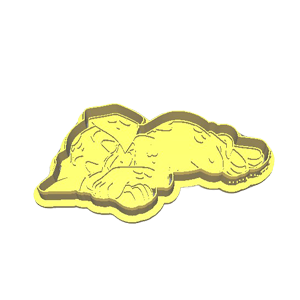Sleeping Dalmatian Puppy Cookie Cutter