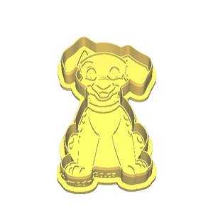 Happy Dalmatian Puppy Cookie Cutter