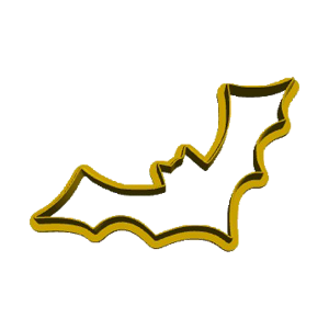 Bat Outline Cookie Cutter