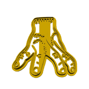 Stitched Hand Cookie Cutter