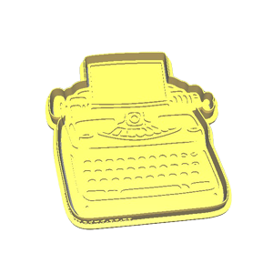 Typewriter Cookie Cutter
