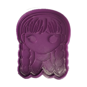 Braided Gothic Girl Cookie Cutter