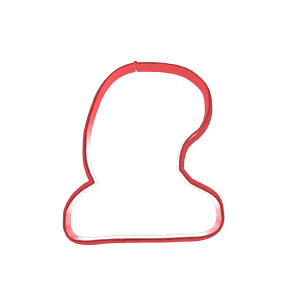 Mad Hatter Hat Outline Cookie Cutter