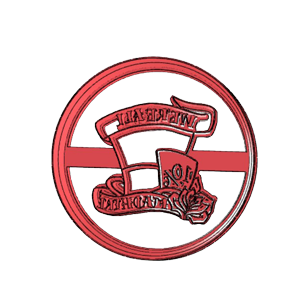 Mad Hatter Hat Cookie Cutter