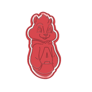 Cute Chipmunk Hoodie Cookie Cutter