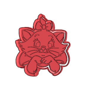 Cute Kitten Face Cookie Cutter