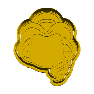 Belle Face Cookie Cutter