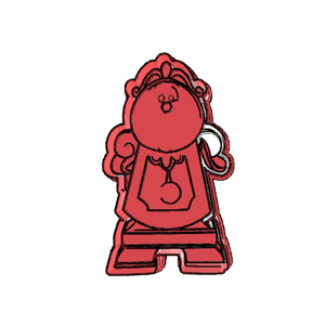 Cogsworth Cookie Cutter