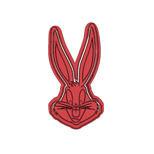 Bugs Bunny Face Cookie Cutter