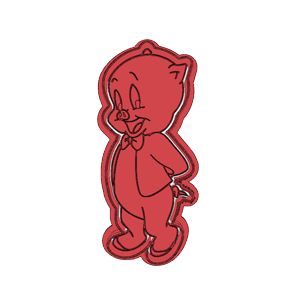 Porky Pig Cookie Cutter