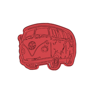 Fillmore VW Bus Cookie Cutter