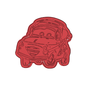 Luigi Car Cookie Cutter