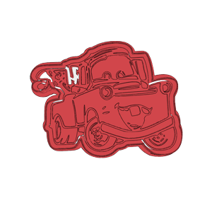 Mater Tow Truck Cookie Cutter