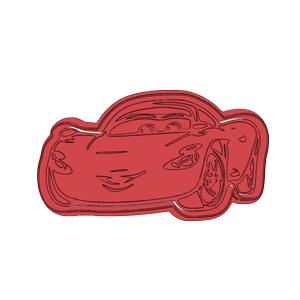 Sally Carrera Car Cookie Cutter