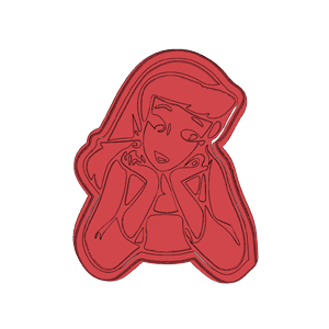 Princess Dress Bodice Cookie Cutter