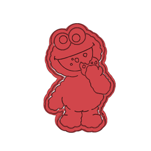 Cookie Monster Eating Cookie Cutter