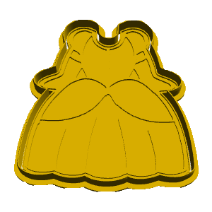 Princess Dress Cookie Cutter