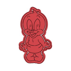 Baby Daffy Duck Cookie Cutter