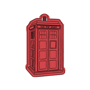 TARDIS Police Box Cookie Cutter