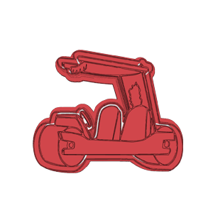 Flintstones Car Cookie Cutter