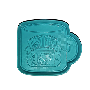 Central Perk Mug Cartoon Style Cookie Cutter