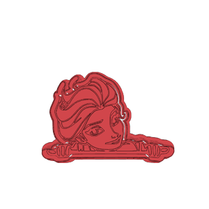 Elsa Lying Pose Cookie Cutter