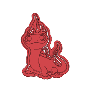 Bruni Salamander Cookie Cutter