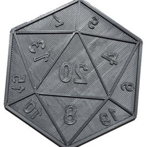 D20 Dice Natural 20 Cookie Cutter