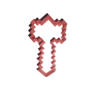 Minecraft Pickaxe Tool Cookie Cutter
