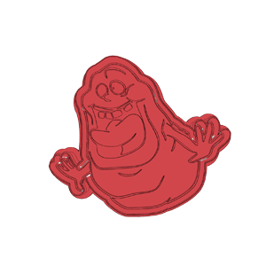 Slimer Ghost Cookie Cutter