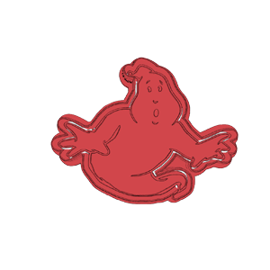 Ghostbusters Ghost Character Cookie Cutter