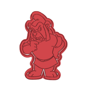 Gruffi Gummi Bear Cookie Cutter