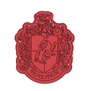 Hufflepuff Crest Cookie Cutter