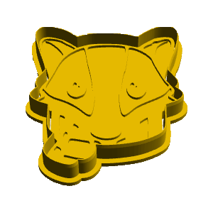 Hufflepuff Mascot Cookie Cutter