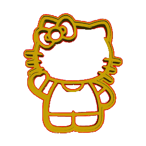 Hello Kitty Full Body Cookie Cutter
