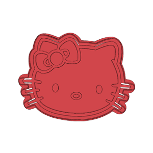 Hello Kitty Face Cookie Cutter for Cookies