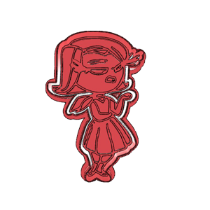 Disgust Chibi Cookie Cutter