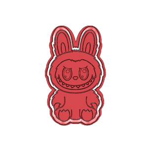 Cute Toothy Monster Cookie Cutter