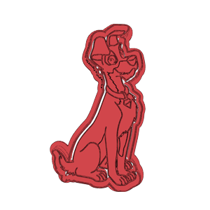 Tramp Side View Cookie Cutter