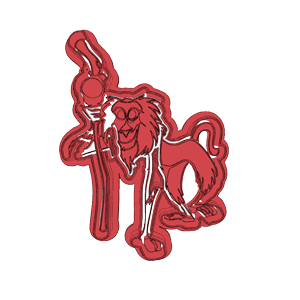 Rafiki with Staff Cookie Cutter