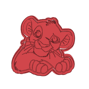 Simba Cookie Cutter