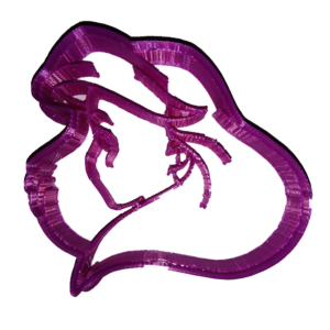 Ariel Side Profile Cookie Cutter