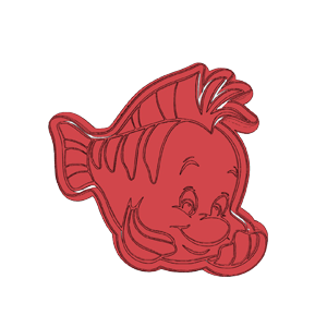 Flounder Variant Cookie Cutter