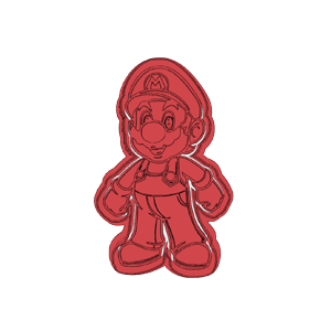 Full Body Mario Cookie Cutter