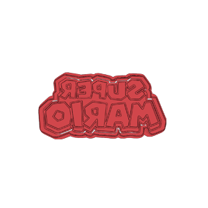 Super Mario Logo Cookie Cutter