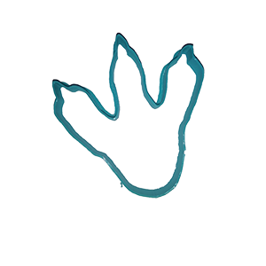 Dinosaur Foot Cookie Cutter