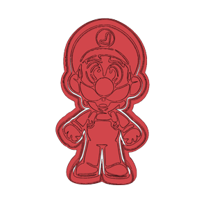 Luigi Full Body Cookie Cutter