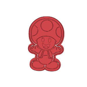 Toad Full Body Cookie Cutter