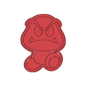 Goomba Cookie Cutter
